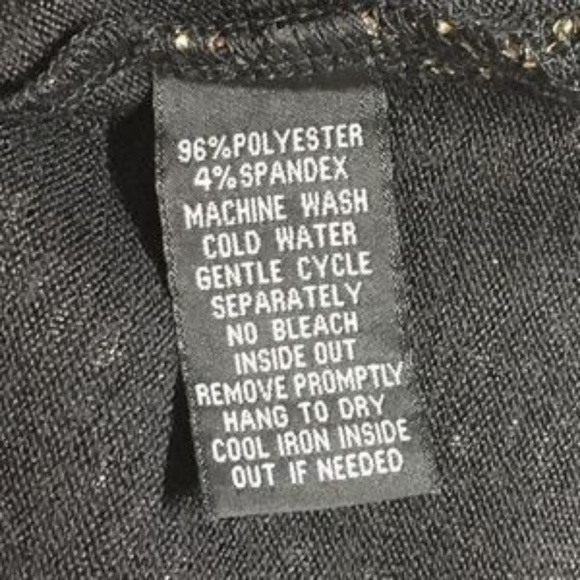 MISHCA Leopard Metallic Tie Front Top Size M - Picture 3 of 3